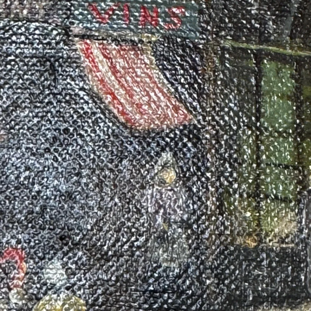 Vintage Framed Street Scene Painting: Signed Art 14